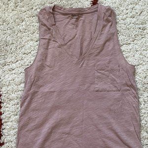 Madewell - Mauve Tank w/ Pocket - Size XS